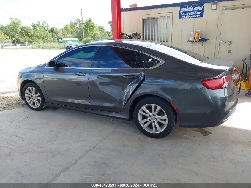 1C3CCCAB6FN671761 2015 Chrysler 200 Limited