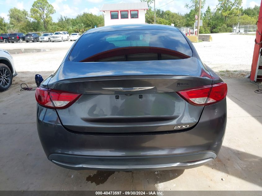 1C3CCCAB6FN671761 2015 Chrysler 200 Limited