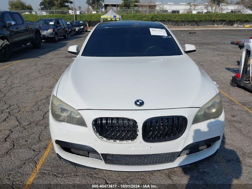 2010 BMW 750I VIN: WBAKA8C53ACY35809 Lot: 40473617