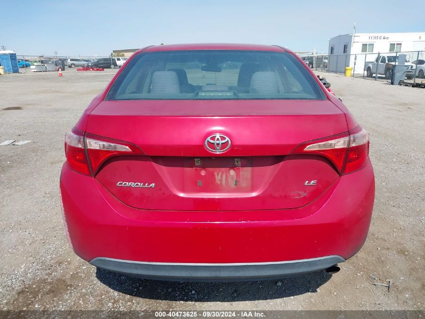 2017 Toyota Corolla Le VIN: 2T1BURHE8HC928822 Lot: 40473625