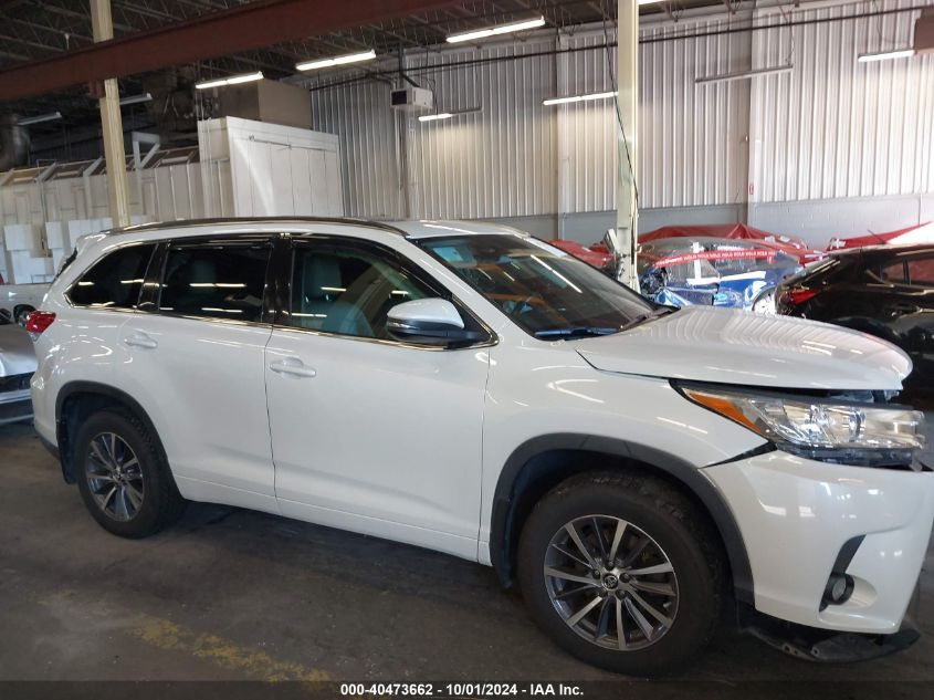 2018 Toyota Highlander Se/Xle VIN: 5TDJZRFH2JS837066 Lot: 40473662