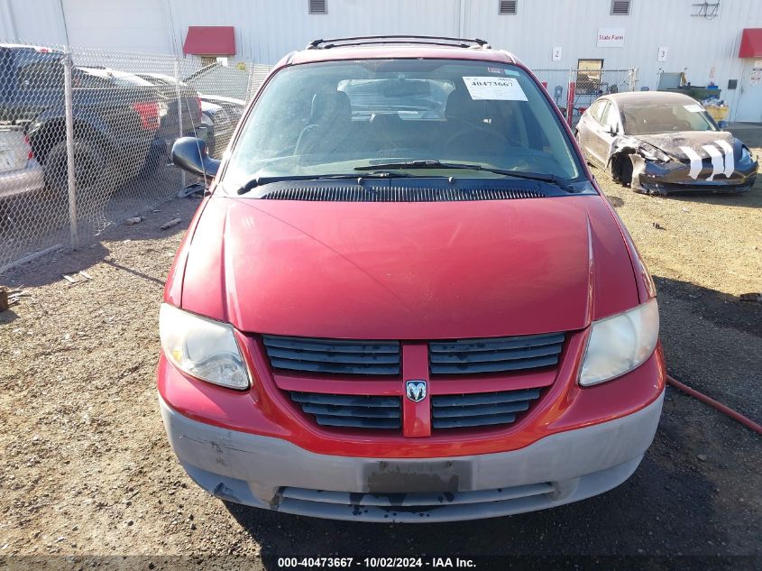 2007 Dodge Caravan Se VIN: 1D4GP25E97B207644 Lot: 40473667