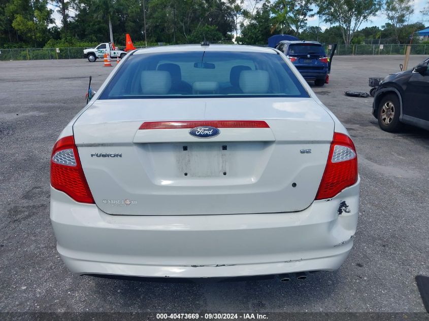 2011 Ford Fusion Se VIN: 3FAHP0HA2BR247895 Lot: 40473669