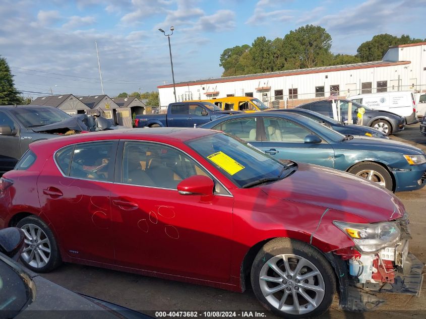 2011 Lexus Ct 200H Premium VIN: JTHKD5BH2B2013366 Lot: 40473682