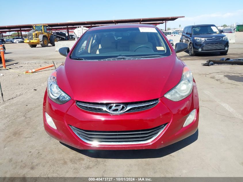 2012 Hyundai Elantra Gls (Ulsan Plant) VIN: KMHDH4AE6CU199897 Lot: 40473727