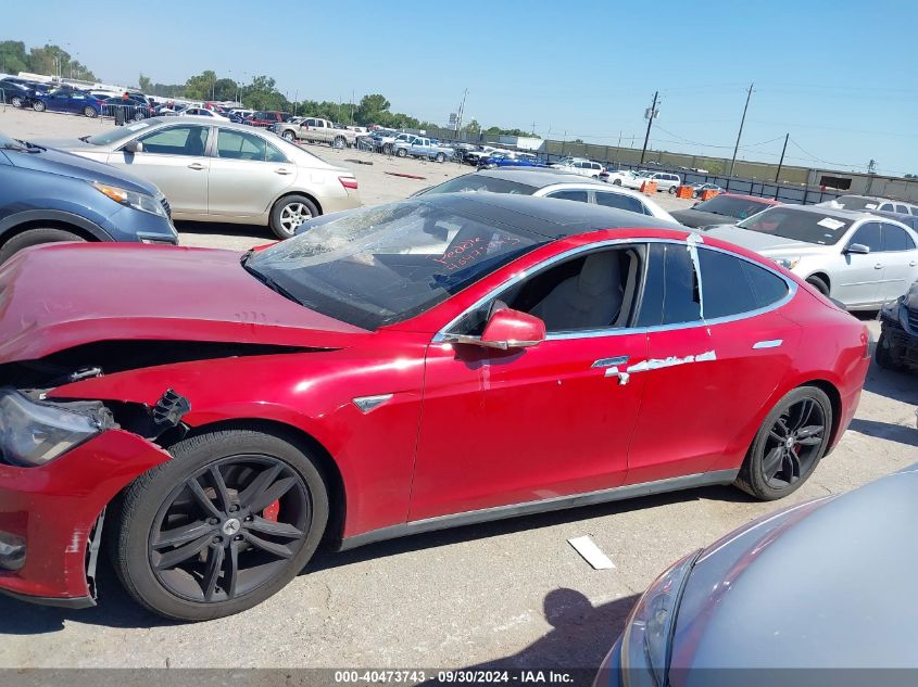 2014 Tesla Model S P85 VIN: 5YJSA1H1XEFP31701 Lot: 40473743