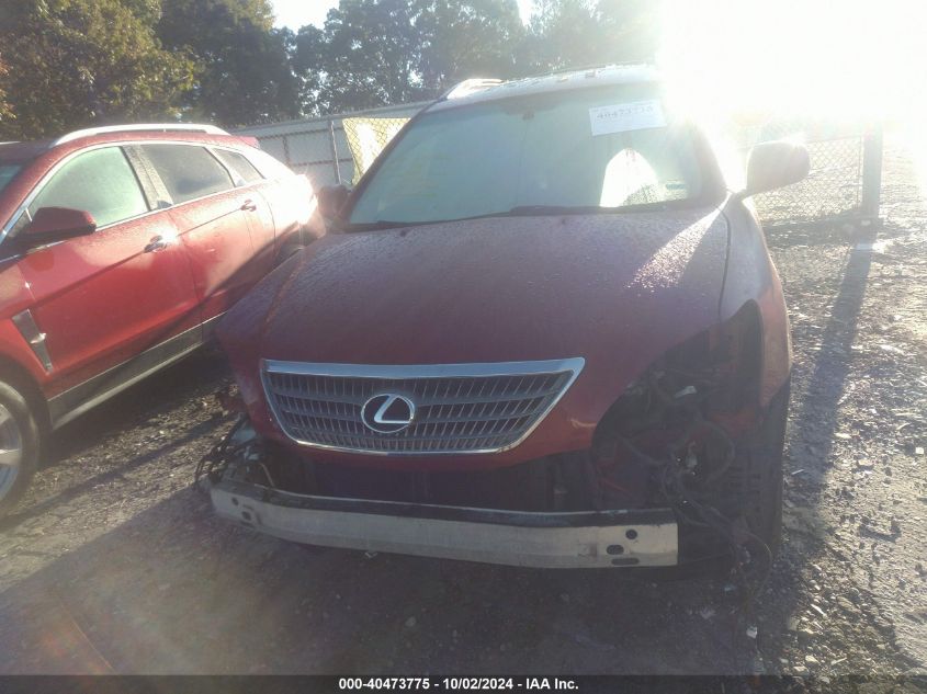 2008 Lexus Rx 400H VIN: JTJHW31U382046536 Lot: 40473775