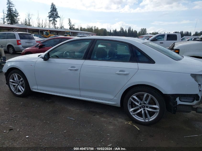 2017 Audi A4 2.0T Season Of Audi Premium VIN: WAUDNAF41HN041395 Lot: 40473788