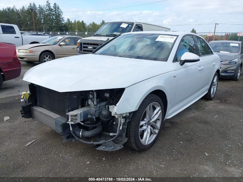 WAUDNAF41HN041395 2017 AUDI A4 - Image 2