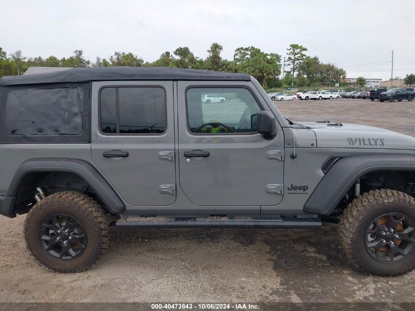 2023 Jeep Wrangler 4-Door Willys Sport 4X4 VIN: 1C4HJXDM4PW563114 Lot: 40473843