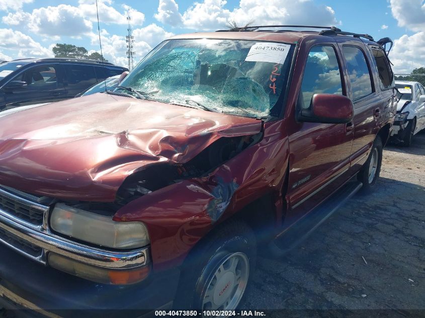 2001 Chevrolet Tahoe Lt VIN: 1GNEK13T01R145264 Lot: 40473850