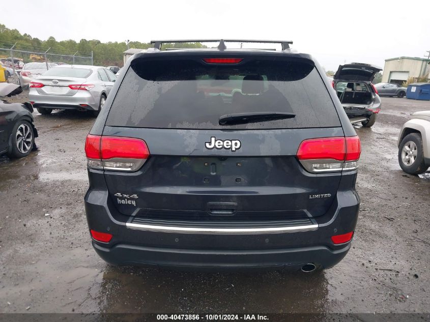 2016 Jeep Grand Cherokee Limited VIN: 1C4RJFBG8GC304803 Lot: 40473856