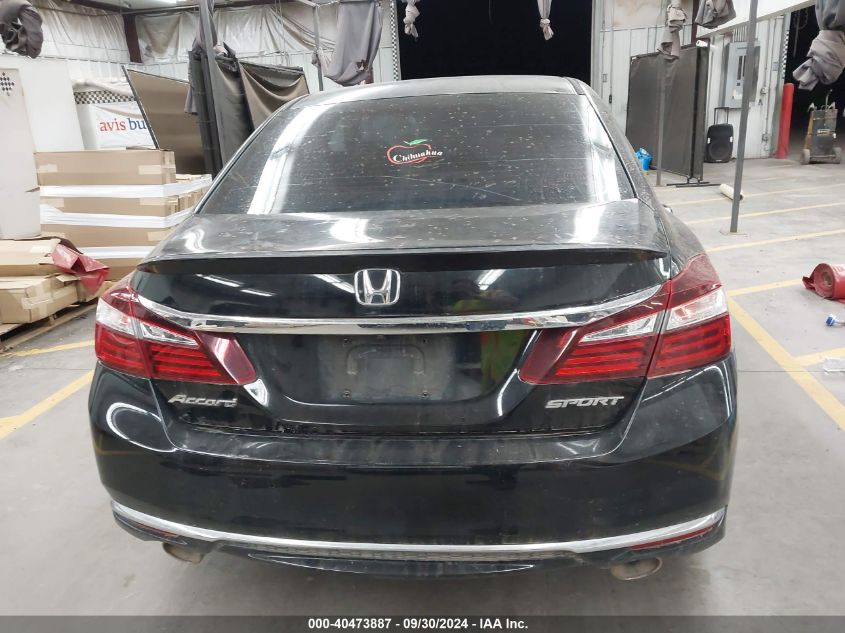 1HGCR2F56GA191513 2016 Honda Accord Sport