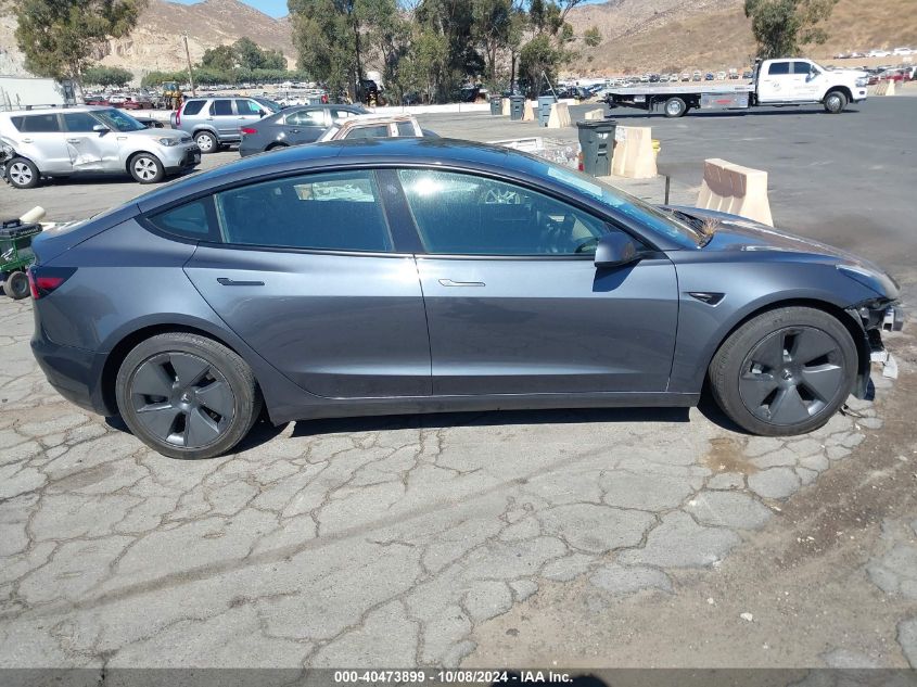 2023 Tesla Model 3 Rear-Wheel Drive VIN: 5YJ3E1EA1PF457479 Lot: 40473899