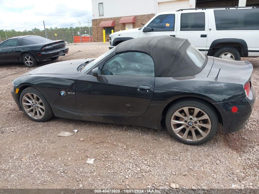 4USBU53508LX03894 2008 BMW Z4 3.0Si