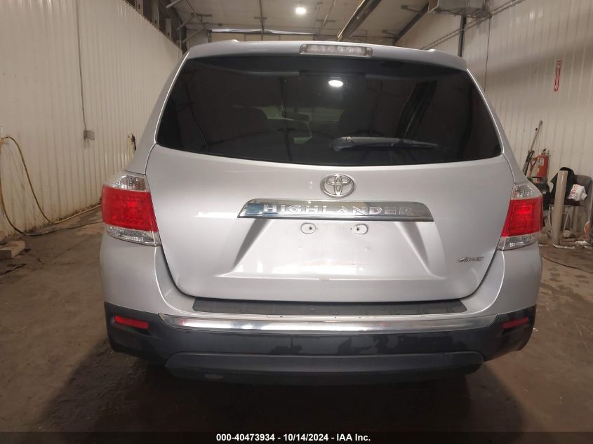 2011 Toyota Highlander Base V6 VIN: 5TDBK3EHXBS057647 Lot: 40473934