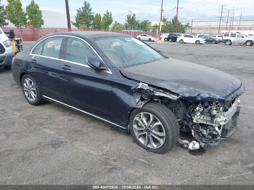 55SWF4JB9JU236793 2018 MERCEDES-BENZ C CLASS - Image 1