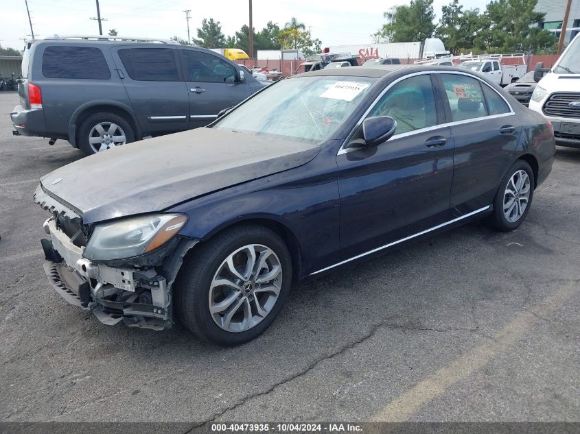 55SWF4JB9JU236793 2018 MERCEDES-BENZ C CLASS - Image 2