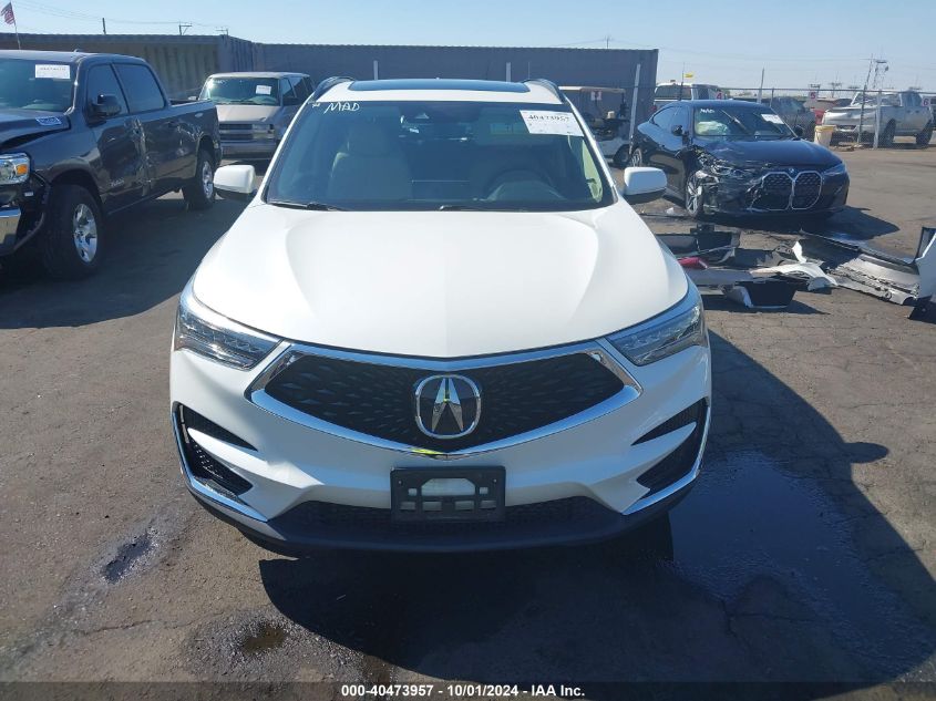 2019 Acura Rdx Standard VIN: 5J8TC2H35KL042925 Lot: 40473957