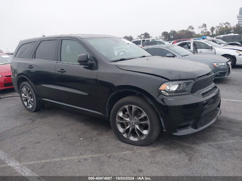 2019 Dodge Durango Gt Plus Rwd VIN: 1C4RDHDG5KC824319 Lot: 40474007