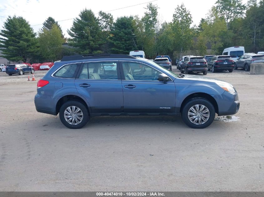 2013 Subaru Outback 2.5I VIN: 4S4BRBAC4D3243393 Lot: 40474010