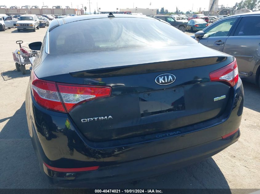 2012 Kia Optima Hybrid Ex VIN: KNAGM4AD5C5024827 Lot: 40474021