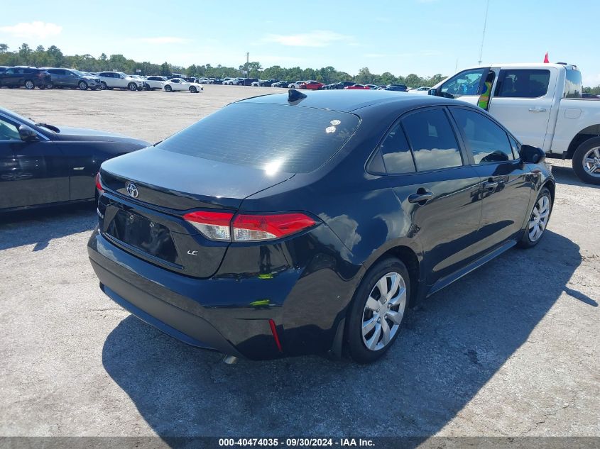 2021 Toyota Corolla Le VIN: 5YFEPMAE6MP242256 Lot: 40474035