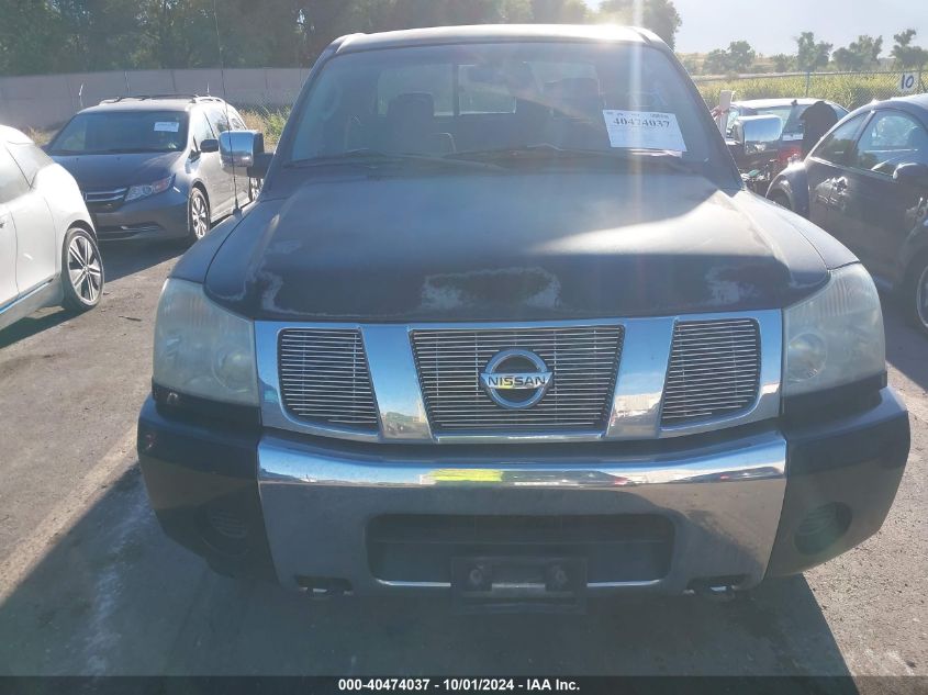 2005 Nissan Titan Xe/Se/Le VIN: 1N6AA06B05N527795 Lot: 40474037