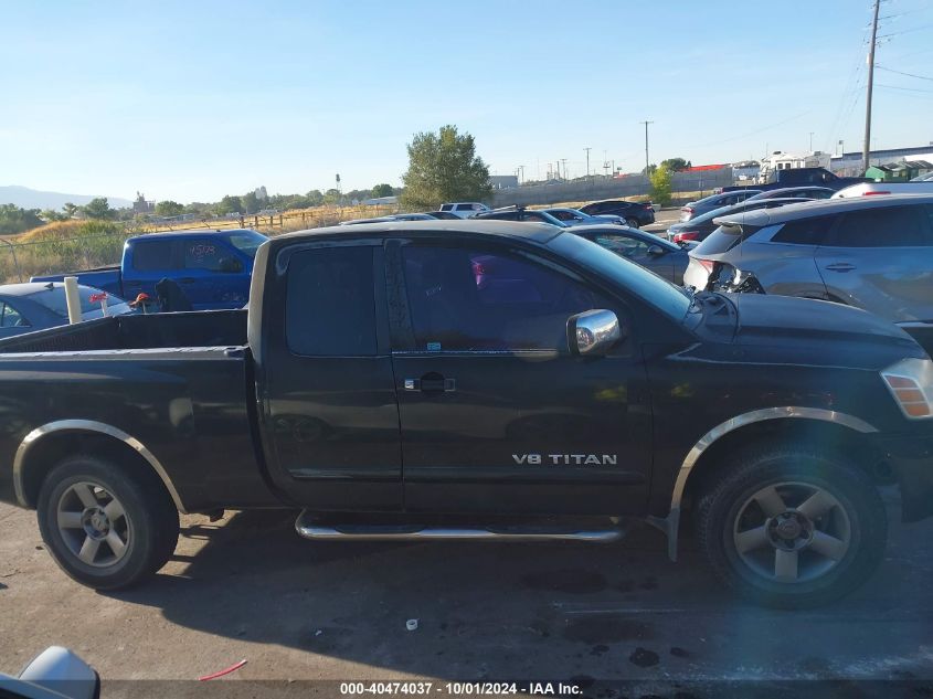 2005 Nissan Titan Xe/Se/Le VIN: 1N6AA06B05N527795 Lot: 40474037