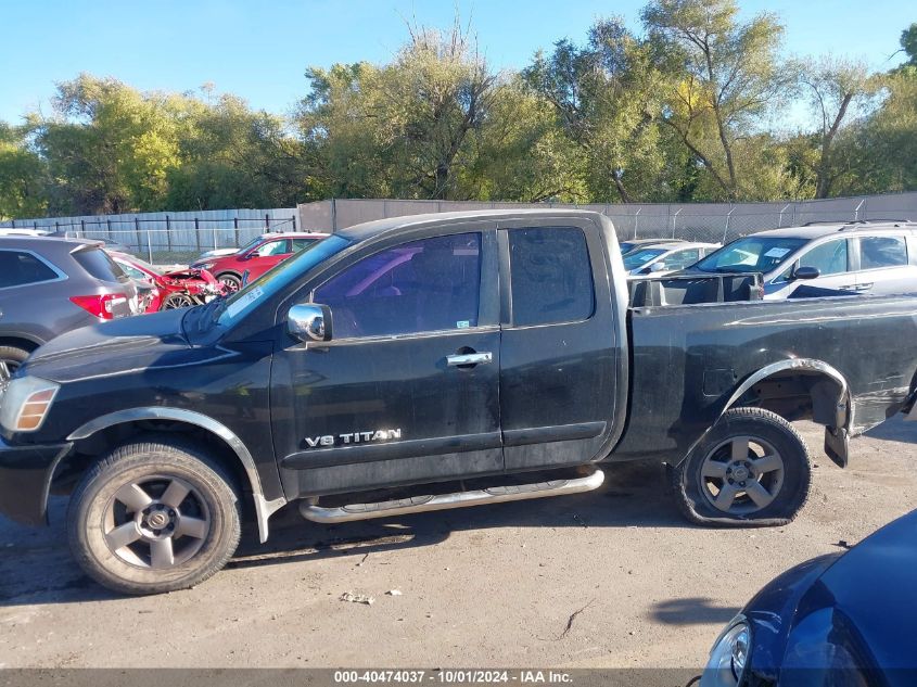 2005 Nissan Titan Xe/Se/Le VIN: 1N6AA06B05N527795 Lot: 40474037