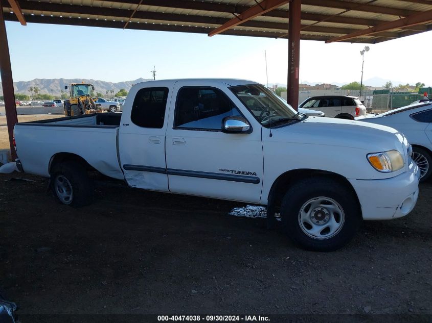 2003 Toyota Tundra Sr5 VIN: 5TBRN341X3S356768 Lot: 40474038