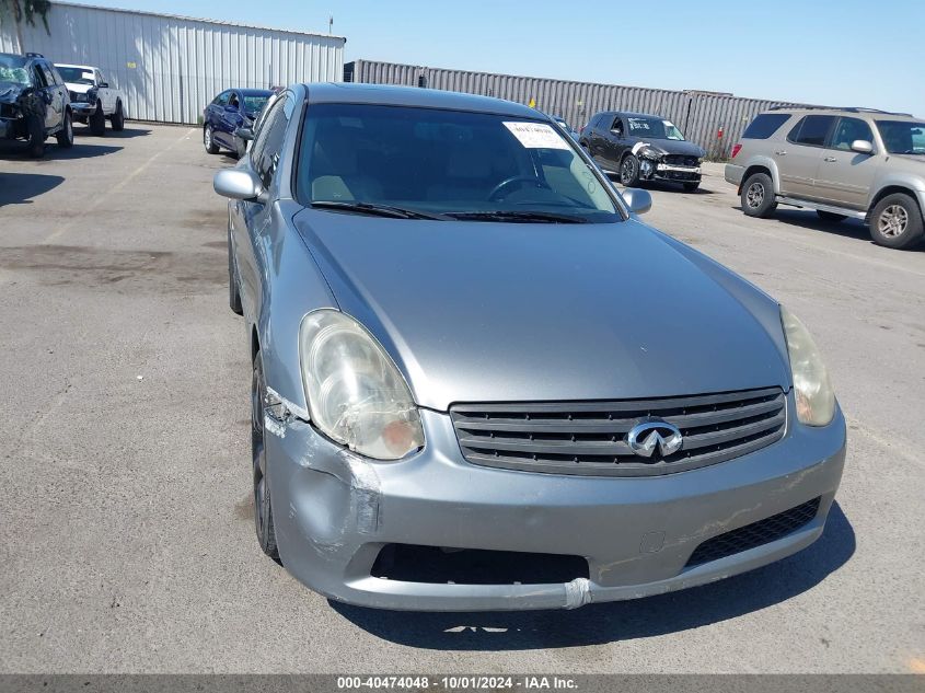 2006 Infiniti G35 VIN: JNKCV51E66M507684 Lot: 40474048