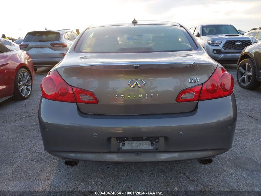 2012 Infiniti G37 Journey VIN: JN1CV6AP5CM625930 Lot: 40474054