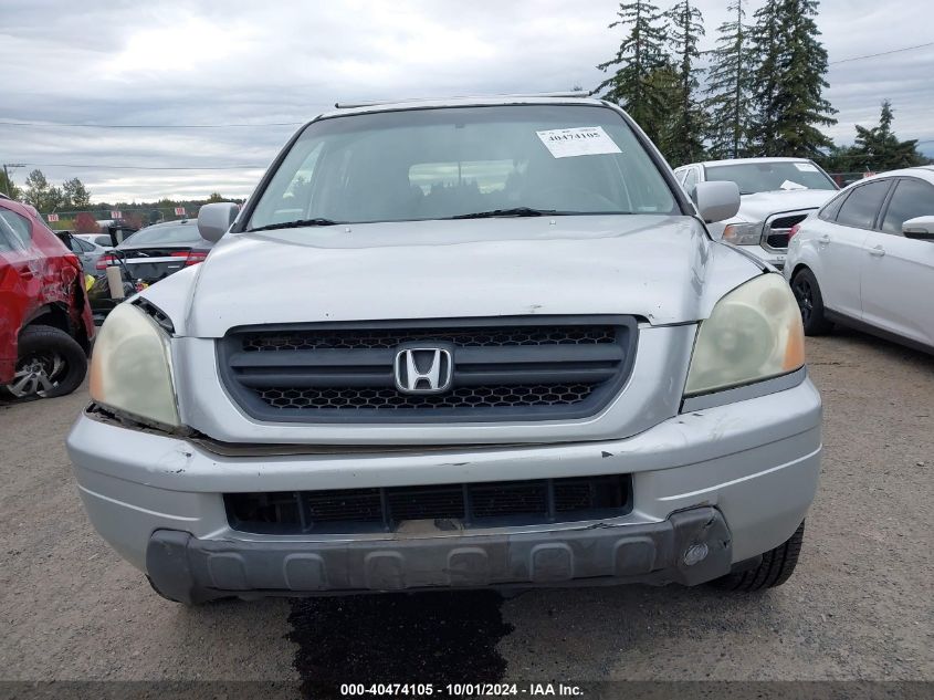 2005 Honda Pilot Ex-L VIN: 5FNYF18575B019158 Lot: 40474105