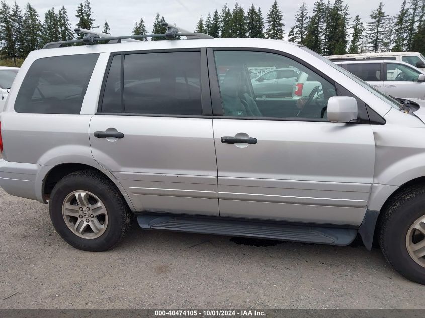 2005 Honda Pilot Ex-L VIN: 5FNYF18575B019158 Lot: 40474105