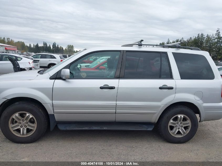 2005 Honda Pilot Ex-L VIN: 5FNYF18575B019158 Lot: 40474105