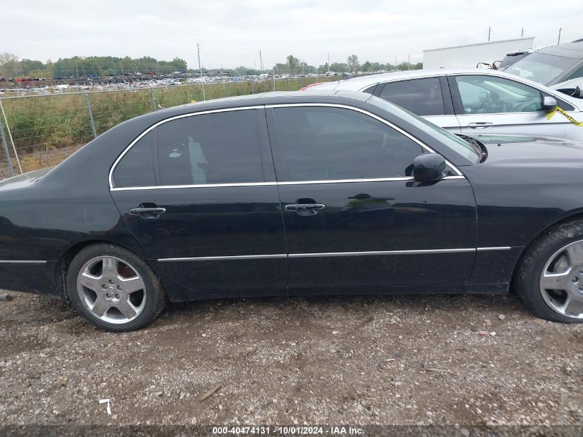 2006 Lexus Ls 430 VIN: JTHBN36F465041474 Lot: 40474131