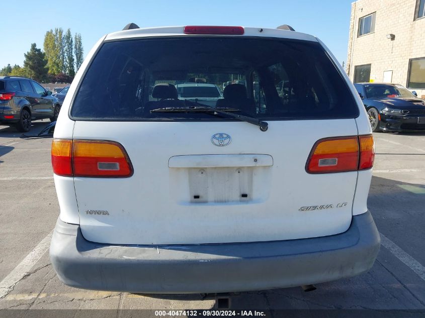 1998 Toyota Sienna Le VIN: 4T3ZF13C9WU058596 Lot: 40474132