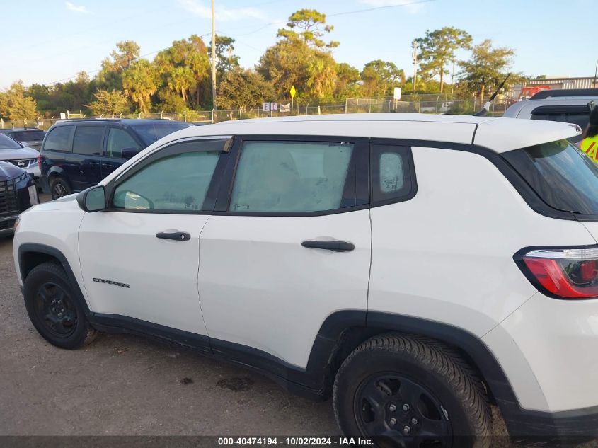 3C4NJCAB3JT227112 2018 Jeep Compass Sport Fwd