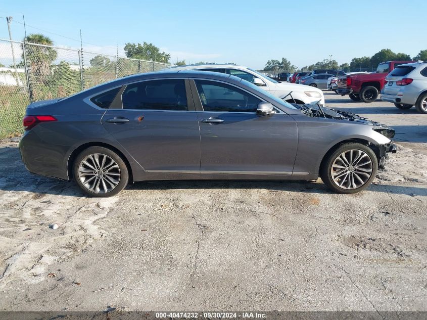 2015 Hyundai Genesis 3.8 VIN: KMHGN4JE9FU076699 Lot: 40474232