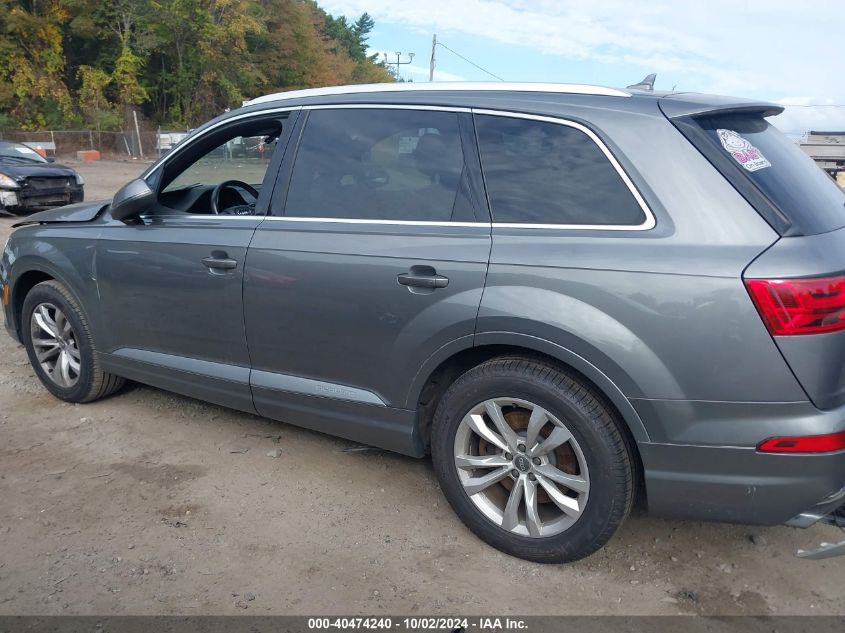 2018 Audi Q7 3.0T Premium VIN: WA1LAAF77JD007522 Lot: 40474240