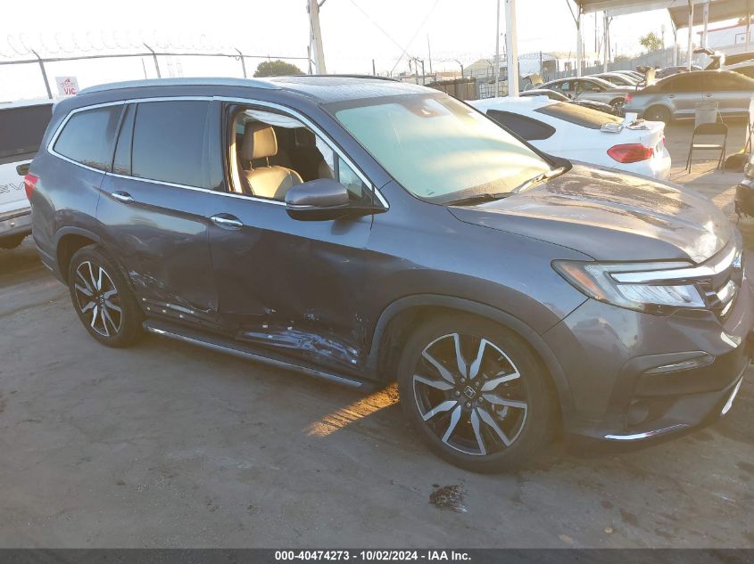 2019 Honda Pilot Touring VIN: 5FNYF5H63KB003731 Lot: 40474273