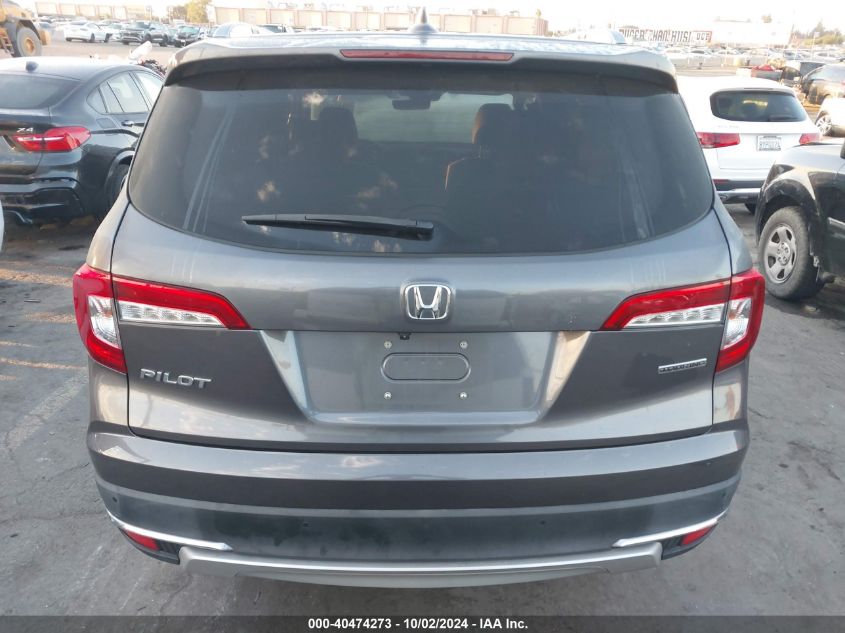 2019 Honda Pilot Touring VIN: 5FNYF5H63KB003731 Lot: 40474273