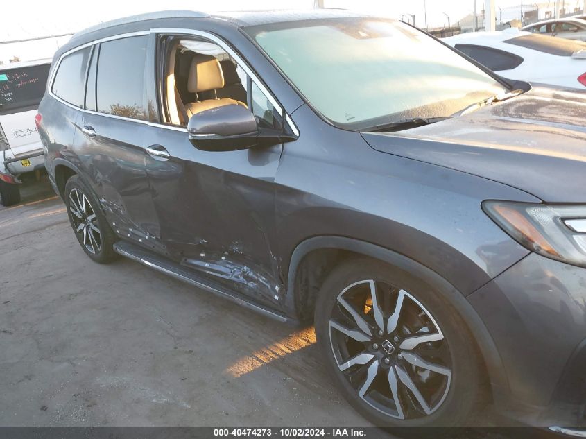 2019 Honda Pilot Touring VIN: 5FNYF5H63KB003731 Lot: 40474273