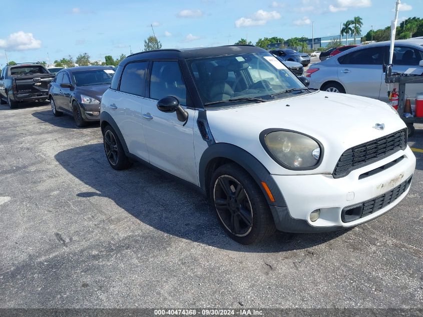 2011 Mini Cooper S Countryman S Countryman VIN: WMWZC3C57BWH98133 Lot: 40474368