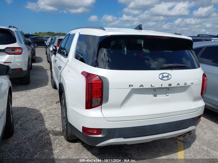 VIN: KM8R44HEXMU291393 2021 HYUNDAI PALISADE SEL