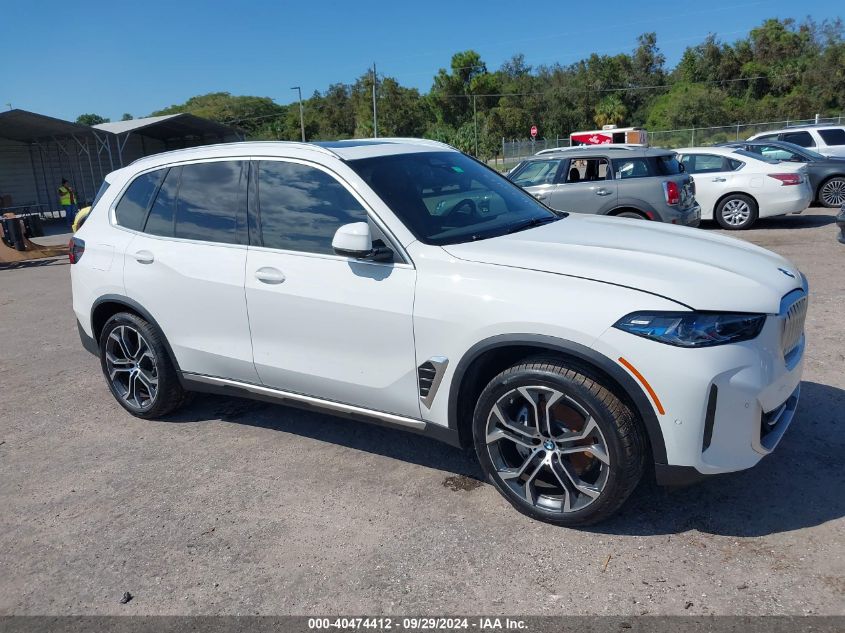 2025 BMW X5 Sdrive40I VIN: 5UX13EU06S9W78753 Lot: 40474412