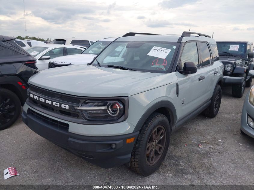 VIN 3FMCR9B62MRA72201 2021 Ford Bronco Sport, Big Bend no.2