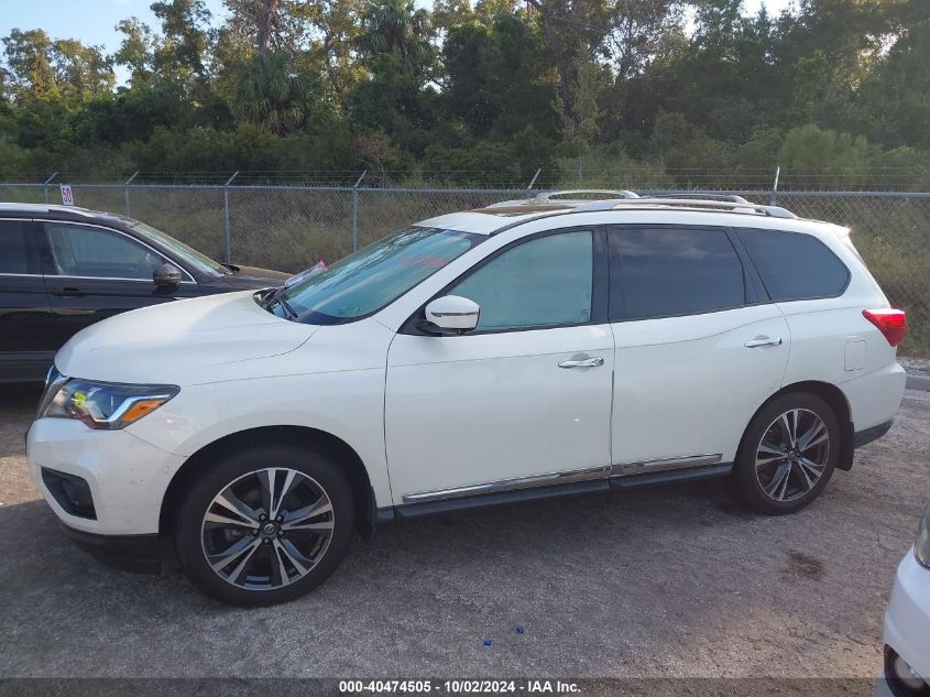 2019 Nissan Pathfinder Platinum VIN: 5N1DR2MM0KC592075 Lot: 40474505