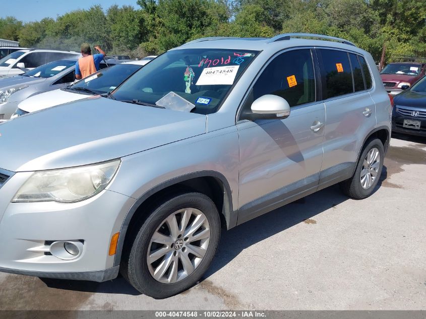 2009 Volkswagen Tiguan S/Se/Sel VIN: WVGAV75N69W005406 Lot: 40474548